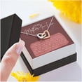 thumbnail image 3 of To My Mother In Law Necklace From Daughter With Message Card To Mom Birthday Wedding Mother'S Day Christmas Mother Of The Bride Groom Gift, Necklaces with Meaningful Messages Card Inside, 3 of 6
