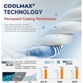 thumbnail image 4 of KWUKOTY 4 Pairs COOLMAX CORE Lightweight Sport Toe Running Quarter Socks, 4 of 6