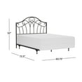 thumbnail image 2 of Hillsdale Furniture Josephine Full/Queen Metal Headboard with Frame, Metallic Brown, 2 of 11