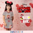 thumbnail image 3 of Disney Minnie Mouse Girls 2-Piece Set - Casual Short Sleeve Graphic Print T-Shirt and Skort Bundle for Kids (Sizes 3T-16), 3 of 7