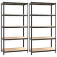 thumbnail image 6 of vidaXL 1/2/3/4x Storage Shelf Garage Organizer Rack Stand Multi Colors/Sizes, 6 of 115