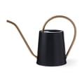 thumbnail image 1 of FRAÎCHE Spring Small Black Metal Watering Can, 2 litre, 1 of 7