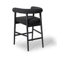 thumbnail image 4 of Spara Black Boucle Counter Stool, 4 of 4