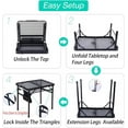 thumbnail image 2 of Portable Camping Grill Table – Adjustable Height, Lightweight Outdoor Table with Mesh Storage Bag and Carry Handle (Medium), 2 of 6