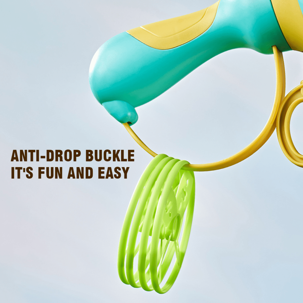 Flying Disc Launcher Toy for Kids, Launch and Catch Ball Game for Boys Girls Outdoor Activity & Christmas Birthday Gifts(Yellow)