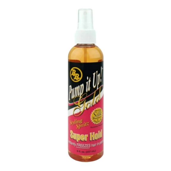 BB Pump It Up Styling Spritz Gold Super Hold - 8 oz