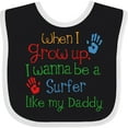 thumbnail image 3 of Inktastic Surfer Like Daddy Childs Surfing Boys or Girls Baby Bib, 3 of 4