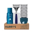 thumbnail image 1 of Set de maquinillas de afeitar Harry's para hombre, 1 mango con 4 hojas de repuesto y gel, 1 of 6