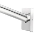 thumbnail image 2 of Moen CSR2167CH Triva 5 Foot Curved Fixed Mount Shower Curtain Rod with Pivoting Flanges Chrome, 2 of 3