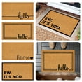 Front Door Mat Outside Entrance 1PCS Decoration Doormat Farmhouse Happy