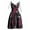 CL5, variant on Bintarealwax Womens Tie Strap Dress Summer African Print Ankara Sleeveless Smocked A Line Swing Mini Dress