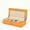 orange-yellow, variant on Wooden PU Leather Cover Wooden 4/10 Slot Watch Box with Free Printing Logo - Unisex Wooden Jewelry Box for Business, Gift Giving