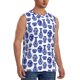 thumbnail image 2 of Fotbe Blue Vases Men's Camiseta sin Mangas Estampada para Hombres, Playera Casual para Gimnasio, Entrenamiento, Playa-Small, 2 of 7