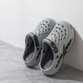 thumbnail image 6 of Dakaela Men's Breathable Slip on Clogs Quick Drying Closed Toe Slide Sandals with Adjustable Strap Comfortable Summer Beach Slippers Garden Shoes (Dark Gray,7.5), 6 of 8
