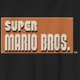 thumbnail image 2 of Boy's Nintendo Super Mario Bros. Start Logo  Graphic Tee Black Small, 2 of 5