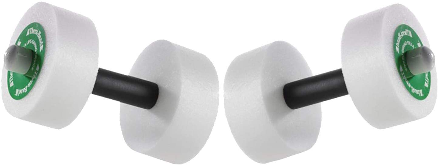 TheraBand Water Weights, Aquatic Dumbbells for Pool Fitness, 2 Foam