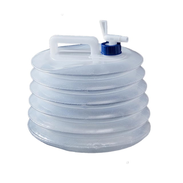 Foldable Plastic Liquid Storage Container, 3L/5L/10L/15L, Multifunctional for Outdoor Activities