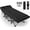 Black Cot+Black Pad, variant on DKMOCO XL Folding Camping Cot with Mattress for Adults,28" x 75" 500lbs Capacity Portable Bed with Carry Bag, for Office Home Nap, Outdoor,Camping(Gray Cot+Black Pad)
