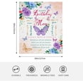 thumbnail image 5 of Wife Birthday Gift Ideas, Birthday Gifts for Wife from Husband, Gifts for Wife Birthday Unique, Happy Birthday Wifey Gifts Throw Blanket 60" x 50", Birthday Present for Wife, Gifts for Her Bday Wife, 5 of 5