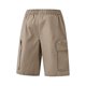 thumbnail image 3 of Pantalones Cortos Casuales de Color Sólido Quinto Pantalones, Sueltos Delgados Pantalones de Playa de Piernas Rectas de Tamaño Grande, 3 of 8