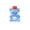 A003- Blue, variant on Back to School Decor Small Resin Figures 1 Inch Cute Teddy Bear Brown Transparent Resin Accessories for Diy Micro Landscape Home Desk Decor, 1 Pack