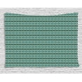 thumbnail image 1 of Geometric Tapestry, Abstract Overlapping Diamond Shapes with Symmetric Arrangement, Wall Hanging for Bedroom Living Room Dorm Decor, 80W X 60L Inches, Olive Green Aqua Petrol Blue, by Ambesonne, 1 of 2