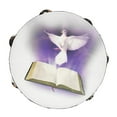 thumbnail image 1 of Pandereta Clásica para Adultos de 8 Pulgadas Paloma Religiosa para Iglesia - de Yuyangstore tambor de pandereta musical de 8 pulgadas, 1 of 8