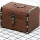 thumbnail image 2 of Spot Supply Hucha de Madera Vintage con Cambio de Hucha con Cerradura, Cofre del Tesoro, Hucha de Regalo, 2 of 5