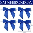 thumbnail image 3 of Dalrosia 50PCS Satin Ribbon Twist Tie Bows 3.5" Pre-Tie Red Bows for Christmas Premade Gift Bows for Treat Bags Cake Pop Crafts Gift Bag Wedding Favors Goodies Bagging Party Decorations, 3 of 7