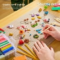 thumbnail image 6 of Polymer Clay, Shuttle Art 57 Colors Oven Bake Modeling Clay, Creative Clay Kit with 19 Clay Tools and 10 Kinds of Accessories, Non-Toxic, Non-Sticky, Ideal DIY Art Craft Clay Gift for Adults, 6 of 9