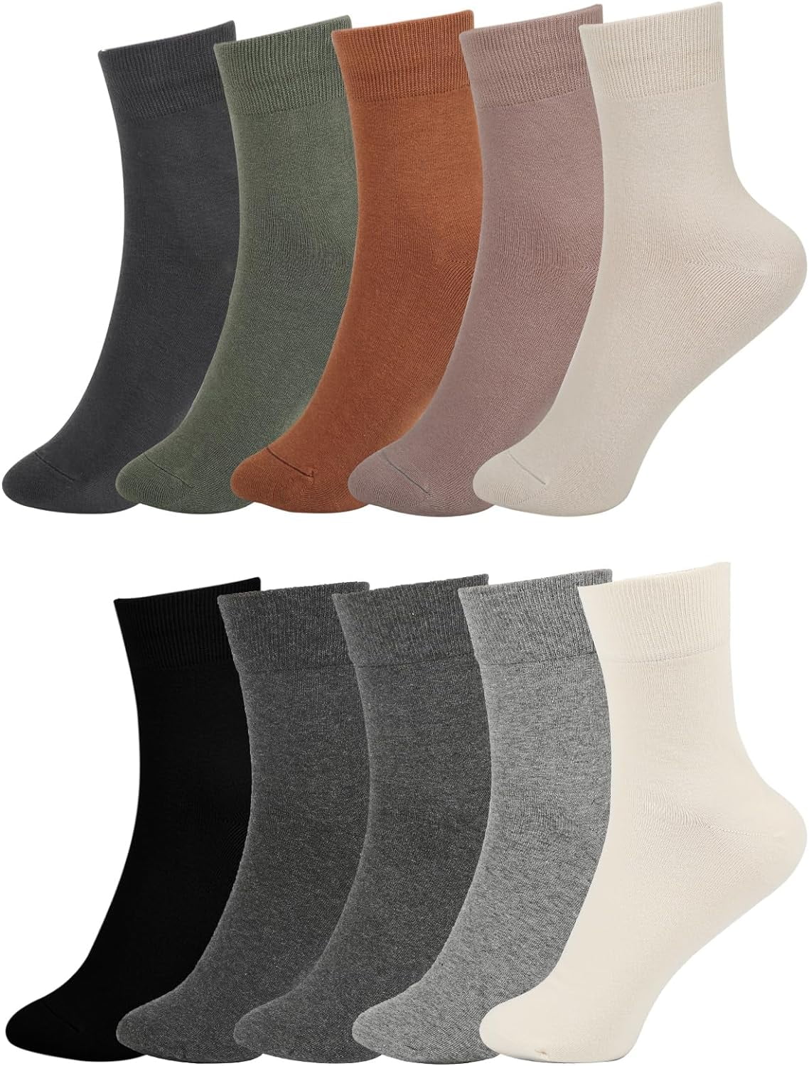 HSHDLDF Women Thin Cotton Socks, Soft Cotton Bootie Socks Women