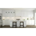 thumbnail image 3 of LED White Wraparound Ceiling Light, Low Profile 4 ft. 3600 Lumens, Direct Wire 4000K Bright White, 3 of 4