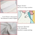 thumbnail image 5 of Hanging Towels 1 Pcs, Dish Towels Cute Wizard Unicorn Sitting on The Moon Absorbent Hand Towels with Hanging Loop Washcloth for Bathroom Kitchen, 5 of 6