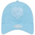 thumbnail image 2 of Women's New Era Light Blue Chicago Bears Color Pack Brights 9TWENTY Adjustable Hat, 2 of 6