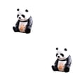 thumbnail image 1 of Juguete Panda Ounissouiy Adorno decorativo PVC pequeño Tipo 2, 1 of 6