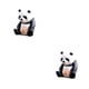 thumbnail image 1 of Bewildely Panda Toy Cake Adornos Aspecto exquisito Pantalla de diferencia de alta Adorno decorativo llamativo Tipo 1 Tipo 1 2piezas Bewildely CBP205411, 1 of 5