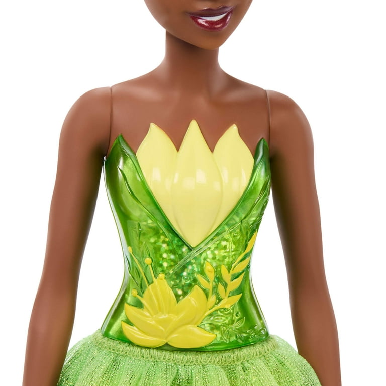 Disney Princess Tiana Fashion Doll, 11 inch, Brown Hair