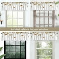 thumbnail image 2 of Ginkgo Leaf Curtain Valance for Windows Elegant Green Floral Rod Pocket Window ValancesPlant Printed Short Curtains for Kitchen Bathroom 54‘x18‘ 1 Panel, 2 of 6