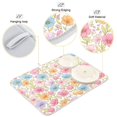 thumbnail image 3 of Yayeee Dish Drying Mat for Kitchen Counter 18"x24" Microfiber Absorbent Pad, Cute Pastel Flowers Pattern, 3 of 7