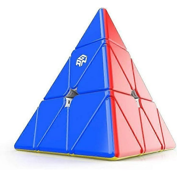 GAN Pyraminx 36 Magnets, Speed Magnetic Pyramid Puzzle Stickerless Triangle Cube (Standard)