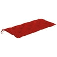 thumbnail image 5 of vidaXL Garden Bench with Cushion 120 cm Bamboo, 5 of 5