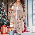 thumbnail image 2 of Long Sleeve Cardigan For Women Fall Open Front Cardigan With Pockets Casual Duster Lightweight Cardigan Sweater, 2 of 4