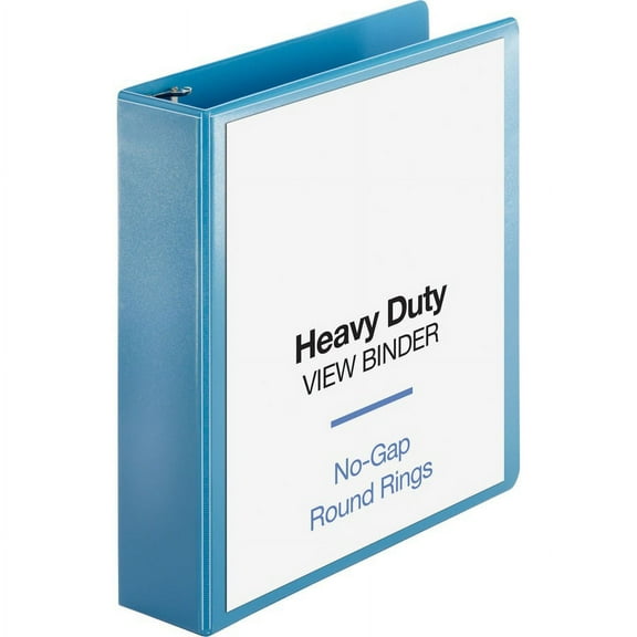 Business Source Premium Round Ring View Binder - 2" Binder Capacity - Letter - 8 1/2" x 11" Sheet Size - 475 Sheet Capacity - Round Ring Fastener(s) - | Bundle of 2 Each