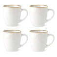 thumbnail image 1 of Set of 4 lightweight ceramic coffee mugs, perfect for lattes, 12 oz each, 1 of 5