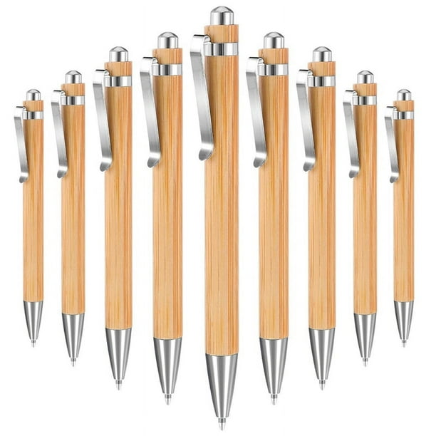 50 Piezas Bolígrafo Bambú, Bolígrafo Madera, Bolígrafo Agradecimiento, Regalo Agradecimiento por para Mujeres, Hombres, Profesores Oficina, Compañeros Trabajo,