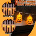 thumbnail image 3 of YOYTOO Halloween Lights, 9.8ft 20 LED Bulbs Pumpkins Halloween Decoration String Light Battery Operated Indoor Ourdoor, 3 of 8