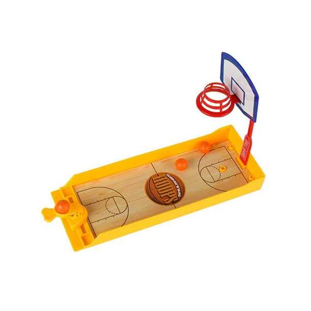 Mini juego de baloncesto de escritorio, juego de baloncesto de mesa, actividad deportiva portátil clásica, mini máquina de baloncesto para niños y