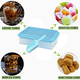 thumbnail image 3 of Cubitos de hielo: molde para cubitos de hielo, bandeja para cubitos de hielo con tapa, balde para cubitos de hielo, 3 of 5
