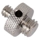 thumbnail image 5 of 1/4in To 3/8in Male Screw, Uniform Force Double Sided Male Screw Lightweight Electroplated Stainless Steel For Tripod ANGGREK Otros, 5 of 8