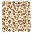 thumbnail image 3 of Ambesonne Paisley Shower Curtain, Motif, 69"Wx75"L, Pale Coffee, 3 of 3